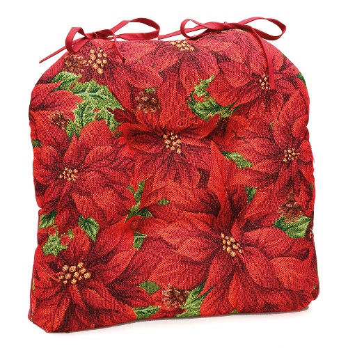 ALMOFADA CADEIRA FLORAL 45X45-DECORAÇÃO