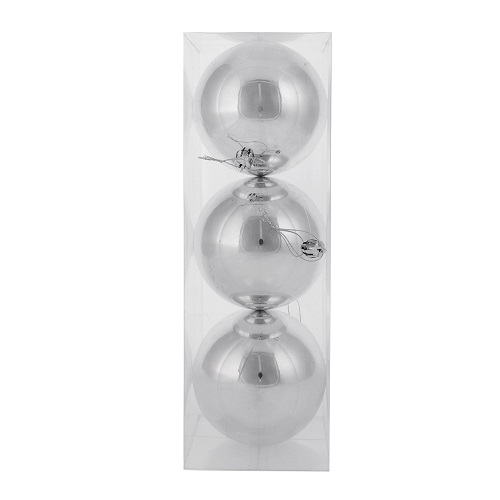 TUBO 3 BOLAS DECORATIVAS 10CM-NATAL