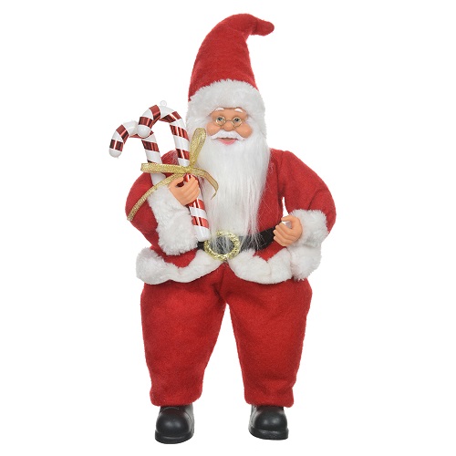 PAPAI NOEL NATAL SENTADO (VERMELHO BRANCO) 30CM NATAL